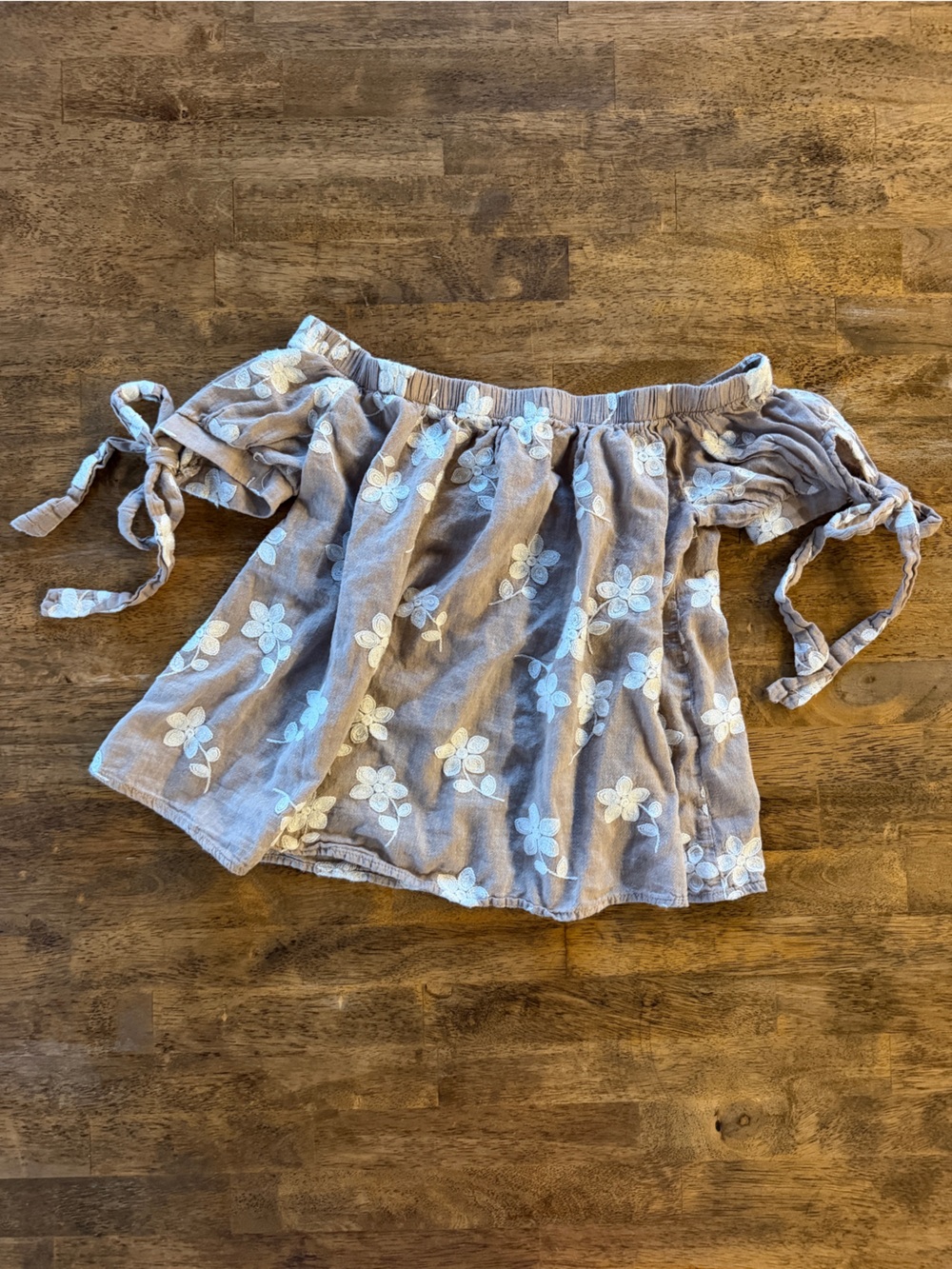 Altar’d State sleeveless floral top with ties